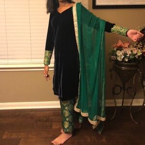 3 piece Indian Pakistani dress